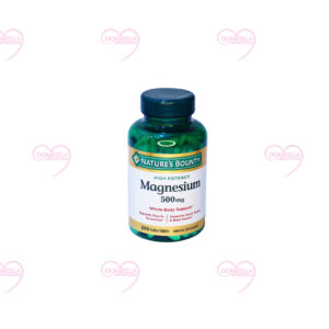 Nature's Bounty - Nature’s Bounty Magnésio, Saúde Óssea e Muscular, Suporte para o Corpo Inteiro, Comprimidos, 500 Mg, 200 Unidades