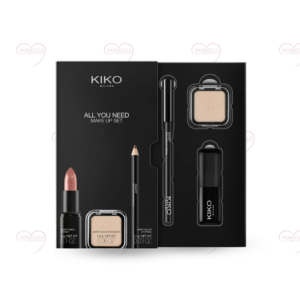 KIKO Milano - All You Need Make Up Set - Kit de maquiagem contendo: batom, sombra e lápis de olhos.