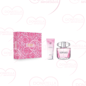 Kit Versace Bright Crystal Feminino Eau de Toilette 50ml + Body Lotion 100ml